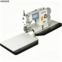 Machine à coudre informatisée professionnelle UNIQUE GC6492-1ST-OF-SA-P pour la pose de manches, idéale pour la production de vestes de costume pour hommes