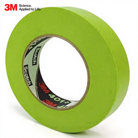 Ruban de masquage en papier crépon vert 3M 401+ anti-frisottis, découpe personnalisée pour applications de masquage en retouche automobile