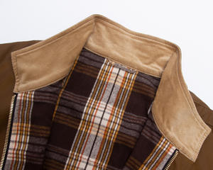 オイルスキンジャケットコットン衣類スポットはカスタマイズ可能ビッグポケットメンズレギュラーオイルスキンワックスジャケット - Product Image 5