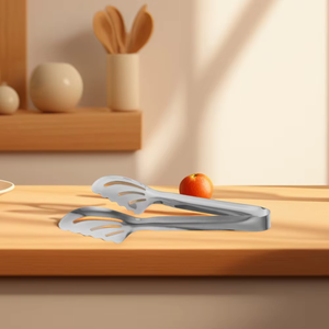 Pinces de cuisine |   Pince de service alimentaire en acier inoxydable de 9 pouces - Product Image 3