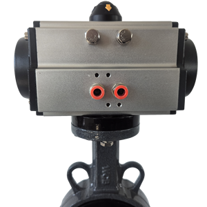 Van bướm khí nén điện với lớp lót cao su EPDM D671x-16c và con dấu wcb Van bướm ghế wcb - Product Image 4