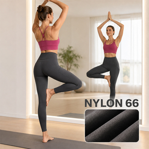Leggings de yoga pour femmes en nylon 66, taille haute, poche latérale, résistants à l'usure, séchage rapide, ultra doux, haute élasticité, extensibles dans les 4 sens, pantalons de sport - Product Image 1