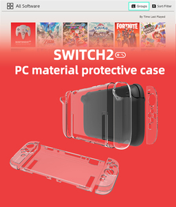 Factory Custom Clear PC Protective Case for <strong>Nintendo</strong> <strong>Switch</strong> 2 Split Hard <strong>Cover</strong> for <strong>Switch</strong> 2 Game Accessories - Product Image 6