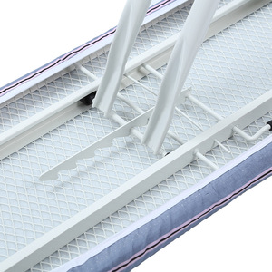 Meilleures ventes Planche à repasser verticale en acier inoxydable avec housse de planche à repasser, support de <span class=keywords><strong>repassage</strong></span>, support de bureau suspendu et paniers de rangement - Product Image 3