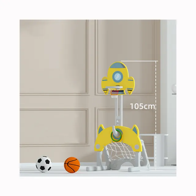 Baloncesto de Interior para niños, juguetes deportivos, soporte de baloncesto de plástico, aros 5 6 R