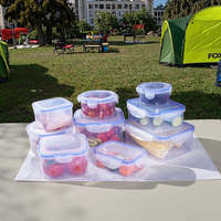 Boîte de conservation pour réfrigérateur MDY3009 Design Kitchen, boîte à lunch en plastique résistant à la chaleur de qualité alimentaire, boîte de rangement hermétique pour fruits