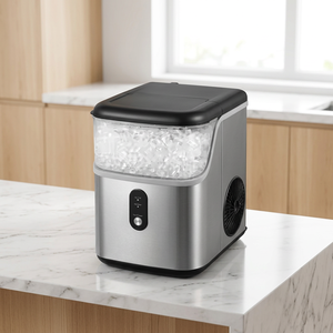 Home <b>Ice</b> <b>Maker</b> With Large <b>Ice</b> Storage Bin Easy Clean Household <b>Ice</b> Making Machine For Camping Trip - Product Image 1