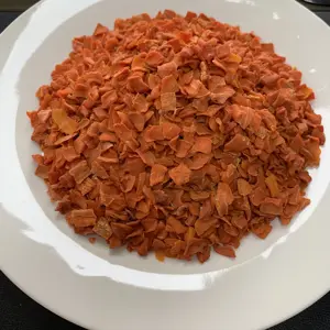 Granuli di carota disidratata alta qualità buon prezzo deliziose verdure essiccate naturali Pure carote essiccate all'ingrosso per uso alimentare