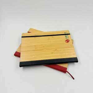 Bamboo Notebook 30x21.5x2cm With Strap Eco Friendly Office Meeting Record Book Business Diary Gift Set - Product Image 2