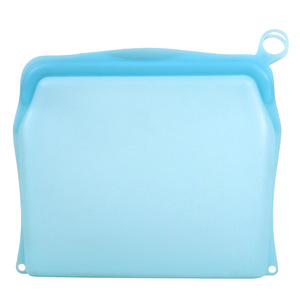 Accesorios de cocina impresos Contenedor de alimentos de silicona Bolsa de almacenamiento de alimentos Bolsas Cremallera Bolsa de congelador Reutilizable - Product Image 3