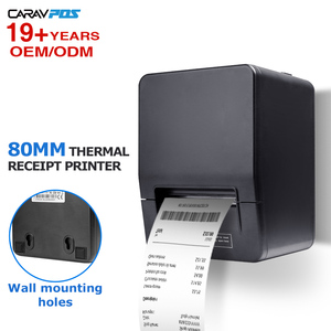 80mm nhiệt POS Máy in hóa đơn Máy tính để bàn W/Auto-Cutter cao-khả năng thích ứng Cơ chế cho khách sạn POS - Product Image 2