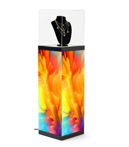 Écran LED commercial couleur pleine, type podium, pour exposition, P1.86 P2.5, vitrine LED, mur vidéo, panneau d'affichage LED intérieur, écran LED cube - Product Image 2