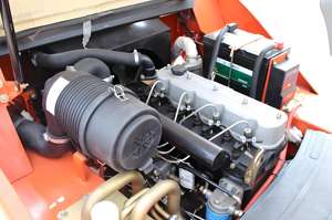 בשימוש מותג סיני H30 H30 3 טון סולר מלגזה שני שלב תורן 3 מ 'גובה הרמה 1 שלב ליבה אחריות רכיב - Product Image 5