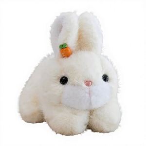 Nouvelle Peluche Lapin Blanc Créative et Mignonne avec Carotte, 20cm - Product Image 5