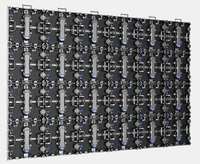 Guangzhou Bon fournisseur hd films vidéo gratuits écran LED polychrome intérieur ou extérieur