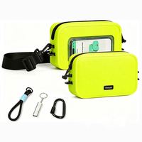Sac banane unisexe étanche IP67 avec fenêtre transparente pour téléphone, idéal pour le camping, la plongée, le paddle board, les vacances à la plage