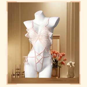 Lencería Sexy, Body Rojo con Diseño de Mariposa, Disfraz para Mujer, Ropa para Juegos de Rol - Product Image 3