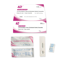 Kit de test d'ovulation en une étape certifié CE DEEPBLUE pour la fertilité et les tests de grossesse, cassette d'auto-test urinaire