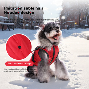 Chaleco Ajustable para Mascotas, Cálido y Ajustado, Reflectante, para Perros, Estilo Clásico, Diseño Sólido, <span class=keywords><strong>de</strong></span> Algodón Grueso y Cálido - Product Image 3