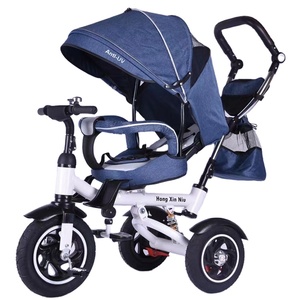 Triciclo per Bambini con Rimorchio all'Ingrosso dalla Cina / Triciclo per Bambini da 1-6 Anni / Nuovo Design Bicicletta Triciclo per Bambini con Tettuccio - Product Image 1