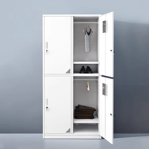 Modern Multiple Doors Stainless Steel Lockers Versatile Home Use <b>Storage</b> <b>Cabinet</b> for Gym Kitchen Home Office School - Product Image 1