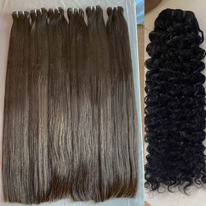 שיער בתולה כפול צבוע צמות cuticle מיושר רך, שיער אדם 100g לא מעובד ברזילאי - Product Image 2