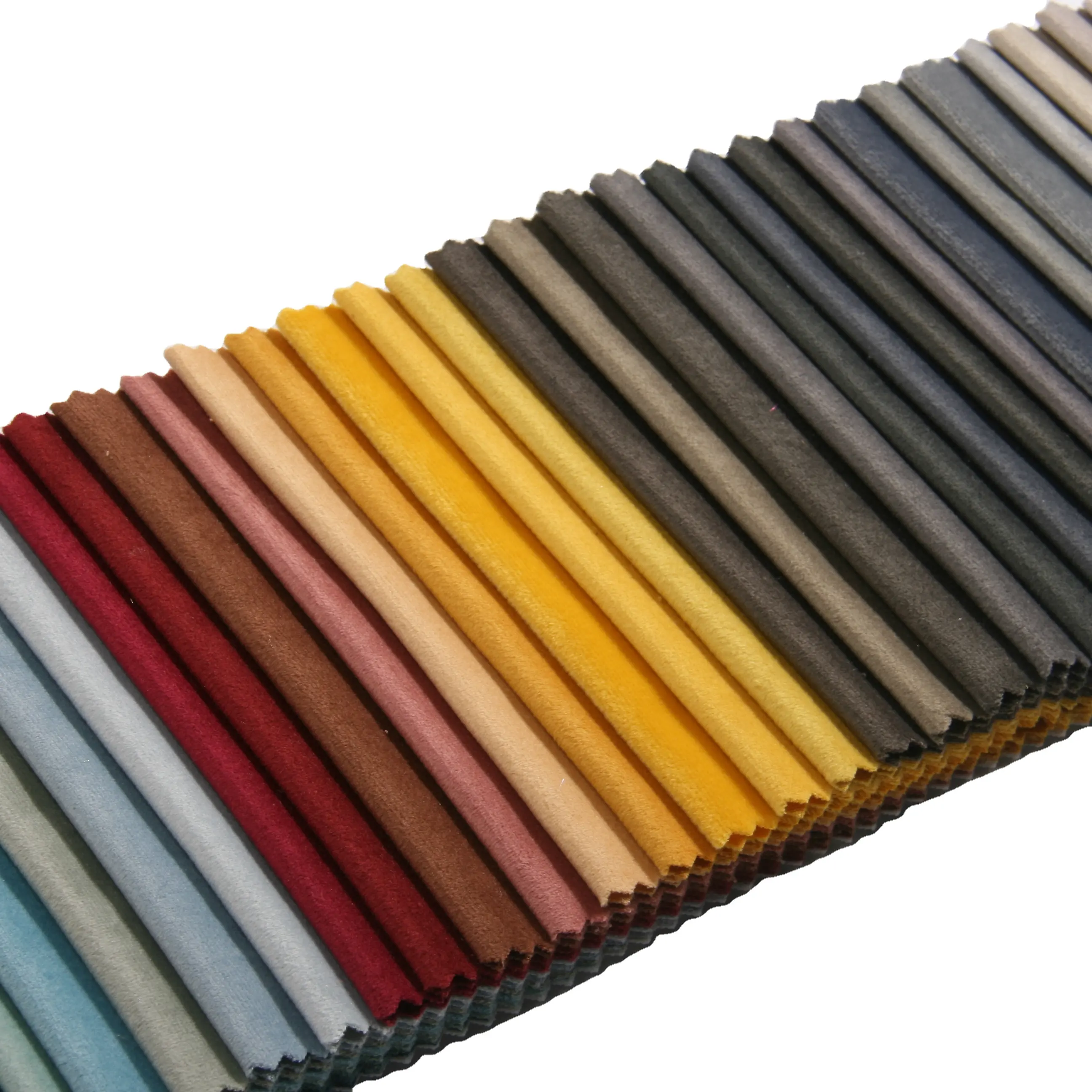 African 100% Polyester Plain Holland Velvet Fabric For Sofa Upholstery Fabric