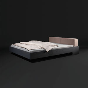 Design moderno de cama de madeira de teak modelos japoneses up-holstered queen size armações de cama de coelho duplo - Product Image 1