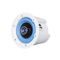 Haut-parleur encastré au plafond à haute sensibilité 90 dB 20-30 W, boîtier ABS, pour système de musique d'ambiance dans les cafés et hôtels