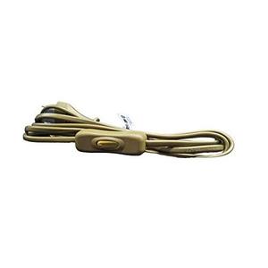 Interruttore unipolare da 2 m, 2 A, 250 V, design dorato, ideale per controllare luci e dispositivi elettrici nelle installazioni - Product Image 1