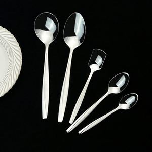 Ensemble de couverts de luxe 144 pièces en acier inoxydable 201 pour hôtel, série Moyen-Orient, comprenant cuillères, couteaux et fourchettes, idéal pour la maison - Product Image 3