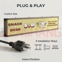 Letrero LED Programable de Doble/Fácil Cara para Tiendas, Centros Comerciales y Negocios, con Pantalla Digital Desplazable, Modelo APP P5/P10, para Interiores y Exteriores