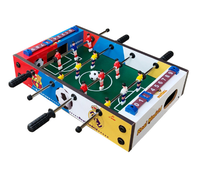 LANDER-MAN Mini Table de Football en Bois Personnalisée Jeu de Football Jeux de Football Cadeau pour Enfants