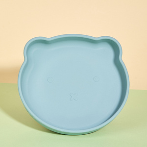 Wholesale Baby Plate Food Grade Silicone Baby Feeding Plates Factory Custom BPA Free <b>Microwave</b> Safety Cartoon Kids Dining <b>Bowl</b> - Product Image 4