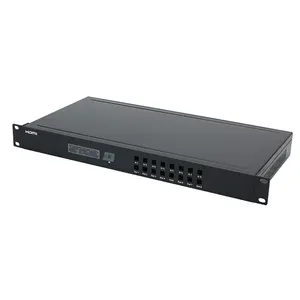 Factory Fabrication Custom Aluminum Profile Enclosure 1U Rackmount Industrial Ethernet Chassis