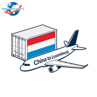 Transport aérien vers Luxembourg DDP DDU, service d'importation, assurance fret, agent d'entreposage, expédition express, agent de fret