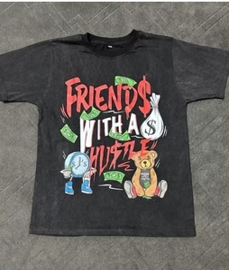 T-shirt HipHop in cotone squadrato 100% con Logo personalizzato per uomo serigrafia con Design digitale stile sportivo oversize t-shirt - Product Image 3