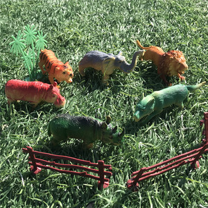 Set Educativo di Animali per Bambini Personalizzato <span class=keywords><strong>Serie</strong></span> Zoo Modelli Giocattolo del Mondo in Plastica Modellini Anime per Ragazzi - Product Image 4