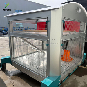 Nhà Mới Sử Dụng Ngoài Trời Di Chuyển Gà Nhà Với Bánh Xe 15-20 Con Gà Công Suất Năng Lượng Mặt Trời Powered Tự Động Cho Ăn & Uống Hệ Thống - Product Image 2