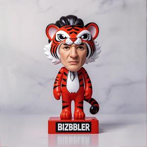 מותאם אישית נמר ראש bobble ראש בובה ריאליסטי שרף מלאכה גוף אדם עובש מושלם אוסף מזכרות