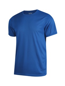 T-shirt Sportiva da Uomo Personalizzata con Logo del Club, Stampa in Poliestere, Asciugatura Rapida, Collo Tondo, Bianca, per Palestra e Corsa - Product Image 4