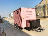 Camion de nourriture restaurant entièrement équipé cuisine mobile remorque de restauration rapide