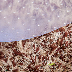 Tapis de chaise en PVC antidérapant transparent, facile à enrouler, durable et souple - Product Image 6