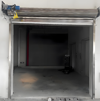 Porte enroulable industrielle en acier, galvanisée ou en acier inoxydable, sécurité renforcée, porte enroulable métallique en acier inoxydable