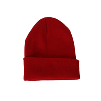 Gorro de Invierno de Punto Negro Personalizable al por Mayor de Alta Calidad para Niños, Bebés, Material con Estampado de Lazos, Patrón Otoñal