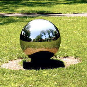 Public Art Stainless Steel Weather Resistant Modern Polished Finish <strong>Garden</strong> Decorative Spheres <strong>Large</strong> Reflective <strong>Balls</strong> - Product Image 3