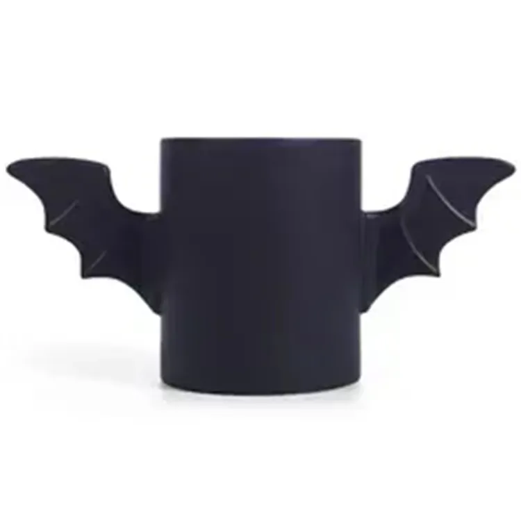 2023 mới sáng tạo mới lạ động vật bat hình dạng sữa Tea Cup 3D Bat Wing gốm cốc cà phê