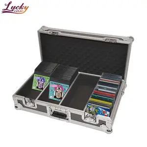 Aluminum Case For CD/DVD 7' Vinyl Record Storage Box Flight Carry Case