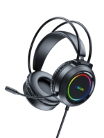Auriculares para Juegos RGB de Última Generación, Auriculares con Cable para Juegos con Altavoces de 50 mm para Jugadores/PC