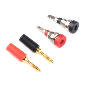 Fiches Banane 4 Mm 5 Ensembles Fiche Banane 4Mm Transmission Stable Bonne Conductivité